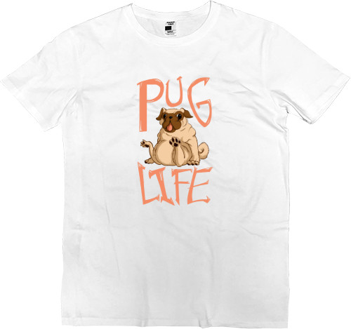 Men’s Premium T-Shirt - Pug life - Mfest