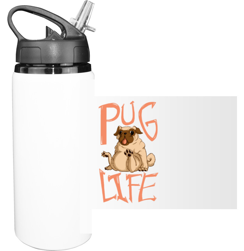 Sport Water Bottle - Pug life - Mfest