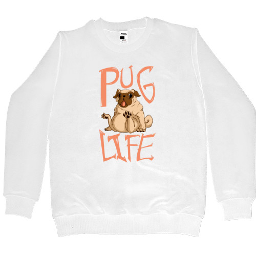 Women's Premium Sweatshirt - Pug life - Mfest