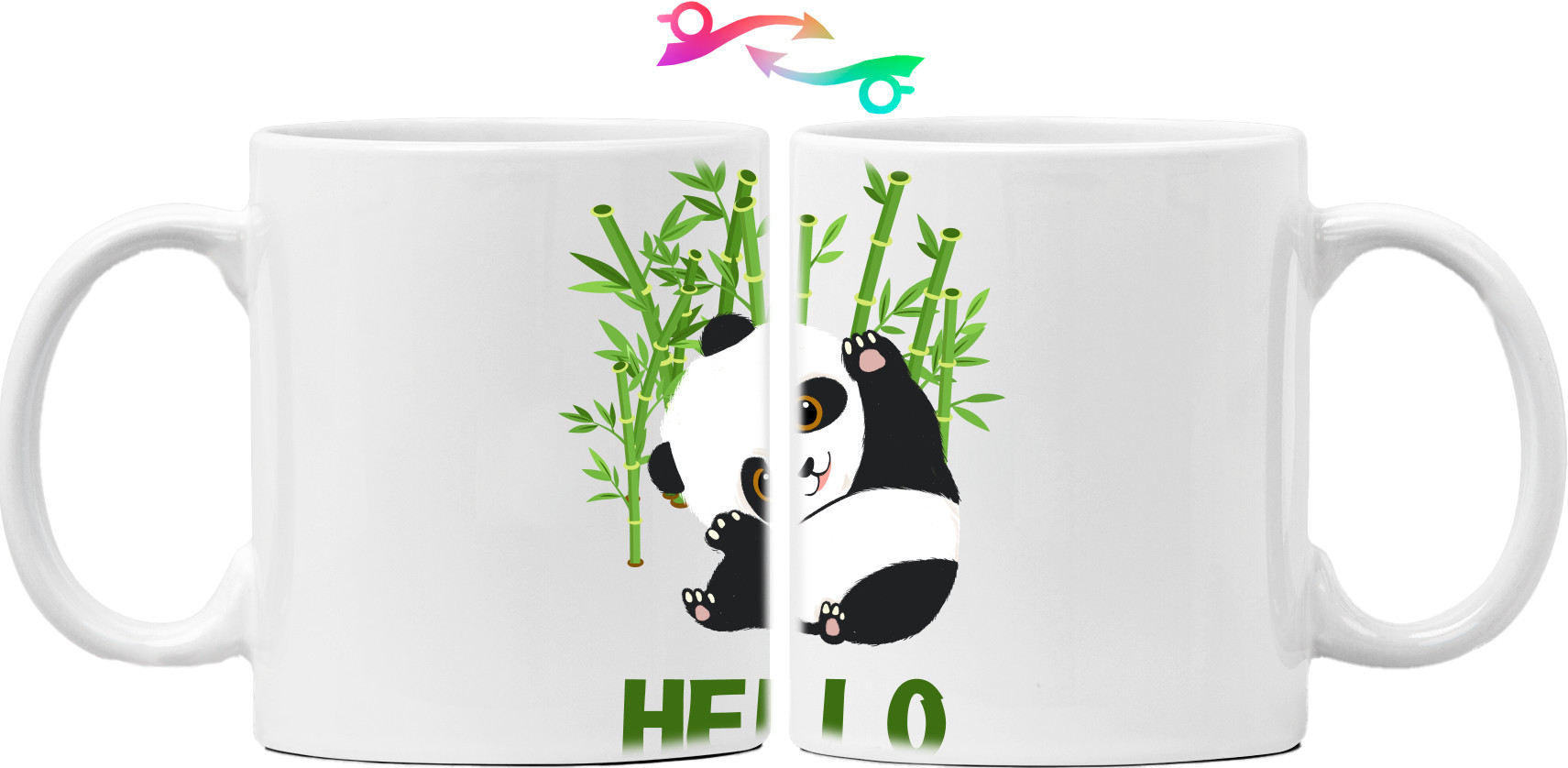 Mug - panda hello - Mfest