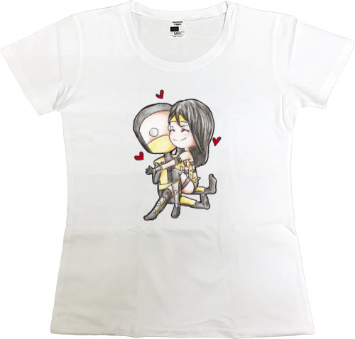 Women's Premium T-Shirt - Mortal Kombat Love - Mfest