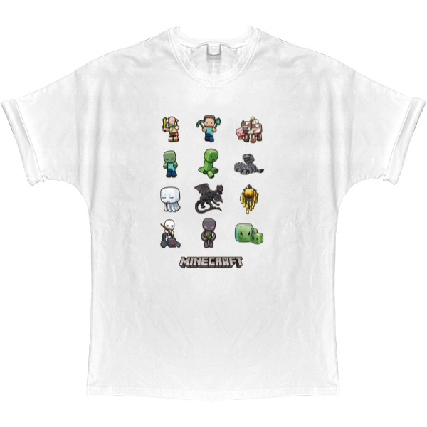 T-shirt Oversize - Minecraft Art 2 - Mfest