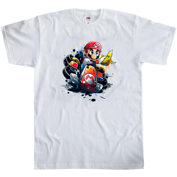 Kids' T-Shirt Fruit of the loom - Mario Art - Mfest