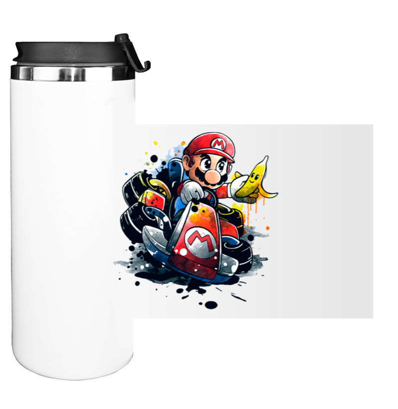 Water Bottle on Tumbler - Mario Art - Mfest