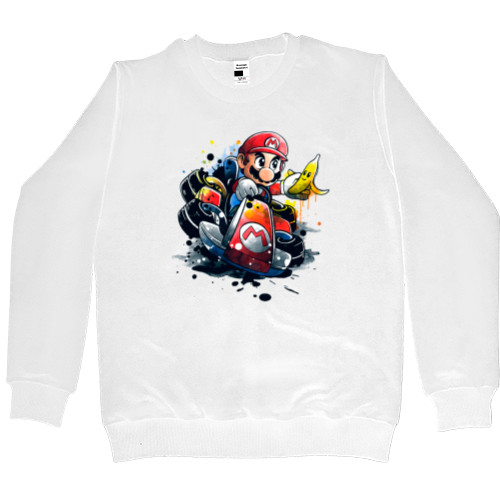 Men’s Premium Sweatshirt - Mario Art - Mfest