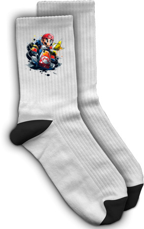 Socks - Mario Art - Mfest