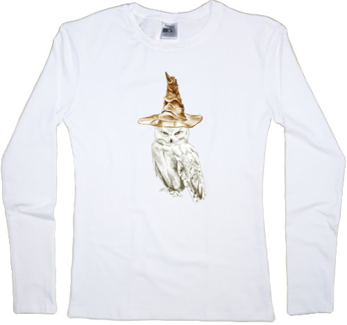 Women's Longsleeve Shirt - Harry Potter Owl2 - Mfest