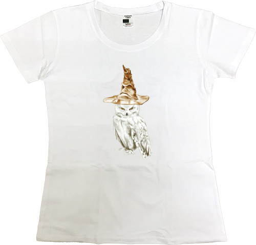 Women's Premium T-Shirt - Harry Potter Owl2 - Mfest