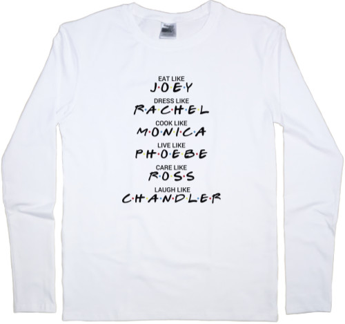 Men's Longsleeve Shirt - Friends Like - Mfest