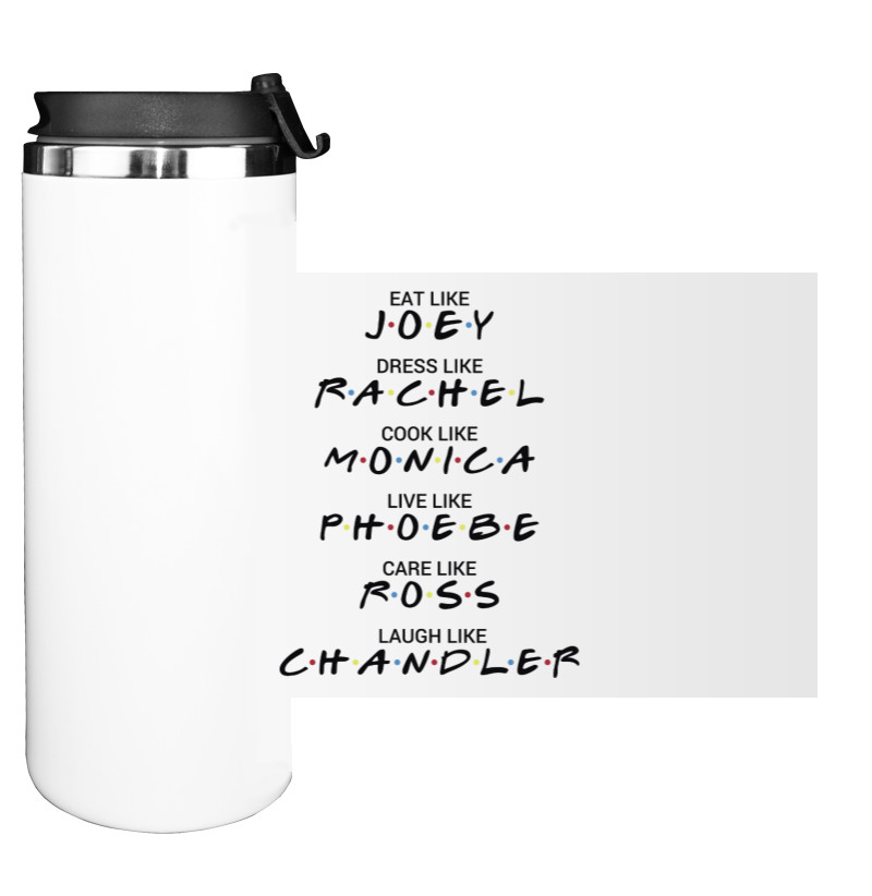 Water Bottle on Tumbler - Friends Like - Mfest