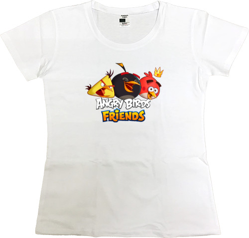 Women's Premium T-Shirt - Angry Birds Friends - Mfest