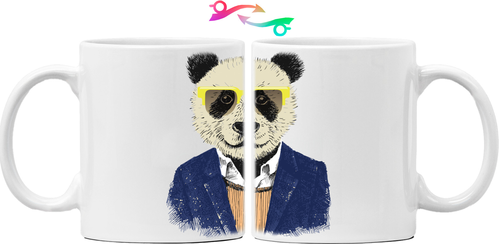 Mug - Panda in a suit - Mfest