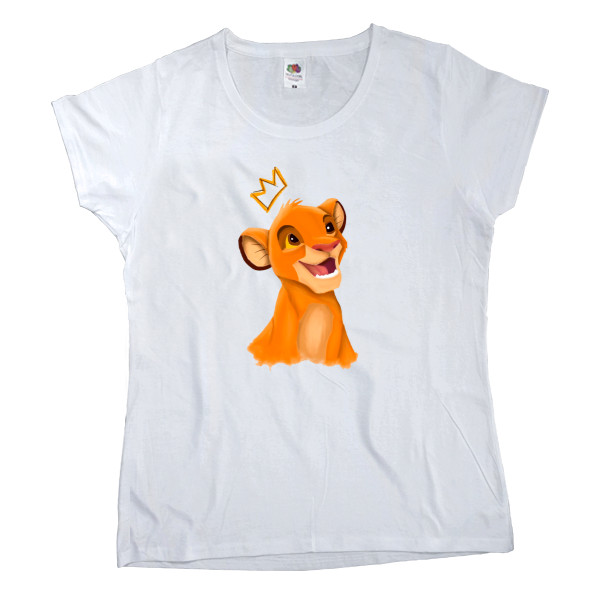 Women's T-shirt Fruit of the loom - Lion King Art - Mfest