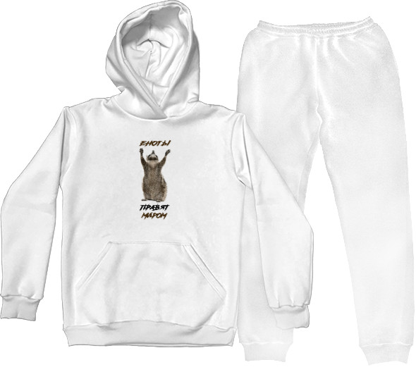 Sports suit for women - Raccoons rule the world - Mfest