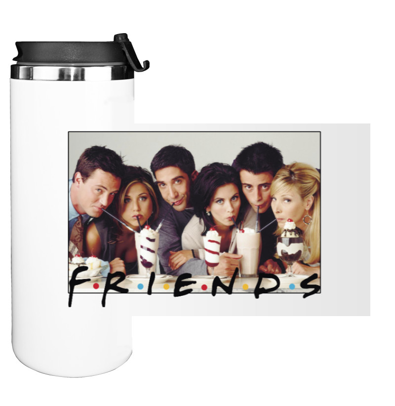 Water Bottle on Tumbler - Friends - Mfest