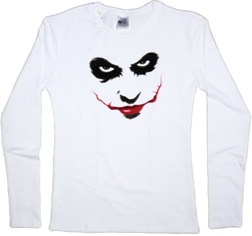 Women's Longsleeve Shirt - Joker Smile - Mfest