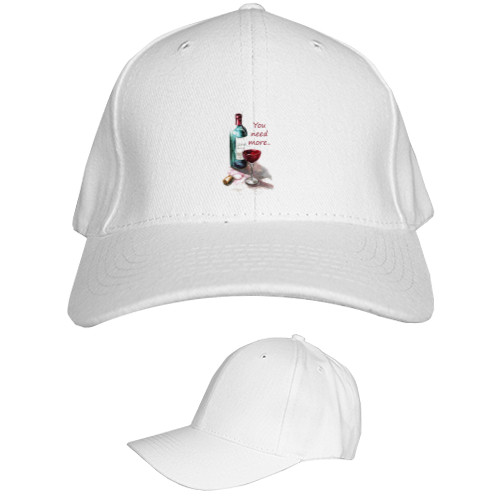 Kids' Baseball Cap 6-panel - You need more - Mfest