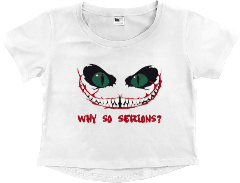 Кроп - топ Преміум Жіночий - Why So Serions3 - Mfest