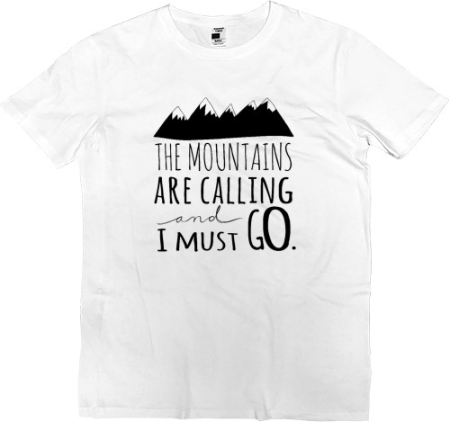 Men’s Premium T-Shirt - The Mountains - Mfest