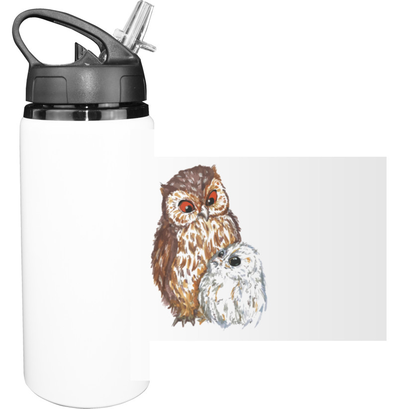 Sport Water Bottle - Owls - Mfest