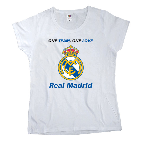 Women's T-shirt Fruit of the loom - Real Madrid - Mfest