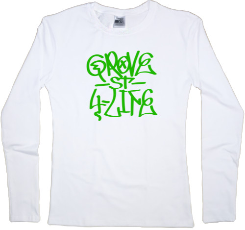 Women's Longsleeve Shirt - GROVE STREET (1) - Mfest