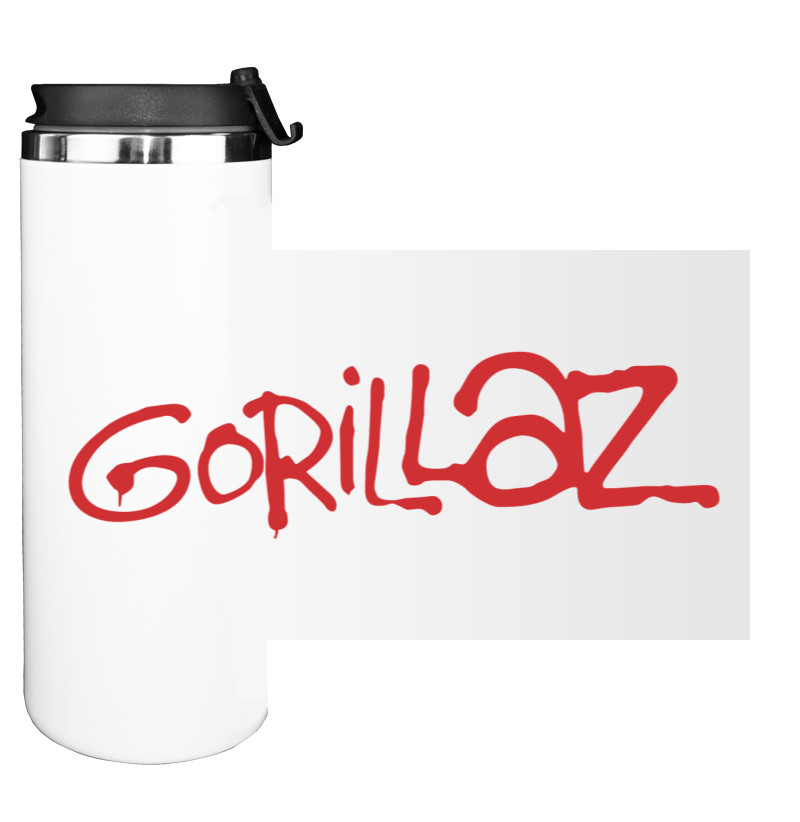 Water Bottle on Tumbler - Gorillaz (5) - Mfest