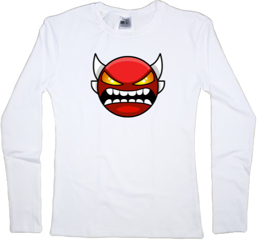 Women's Longsleeve Shirt - Geometry Dash [4] - Mfest