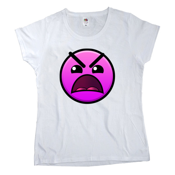 Women's T-shirt Fruit of the loom - GEOMETRY DASH [25] - Mfest