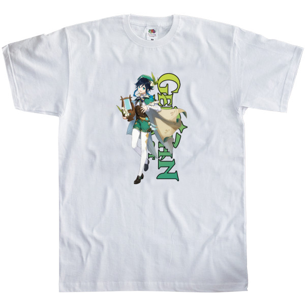 Kids' T-Shirt Fruit of the loom - GENSHIN IMPACT (Venti) - Mfest