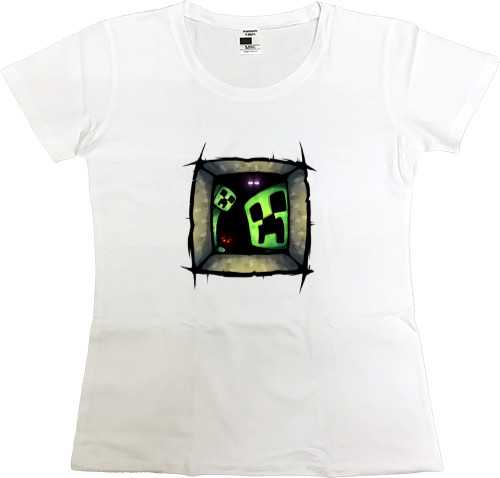 Women's Premium T-Shirt - MINECRAFT [2] - Mfest