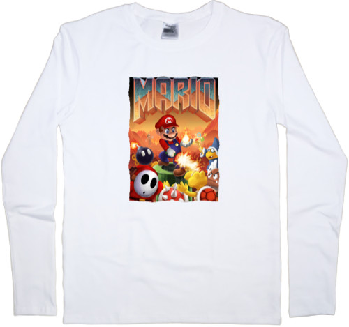 Kids' Longsleeve Shirt - MARIO|DOOM - Mfest