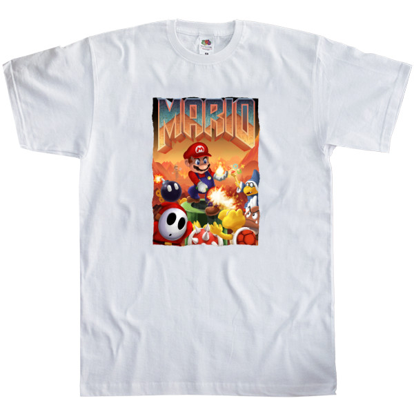 Kids' T-Shirt Fruit of the loom - MARIO|DOOM - Mfest