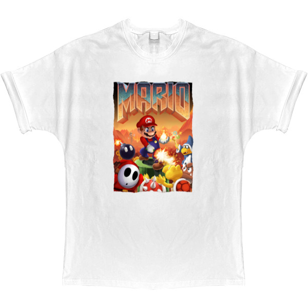 T-shirt Oversize - MARIO|DOOM - Mfest