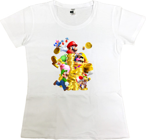 Women's Premium T-Shirt - MARIO [2] - Mfest