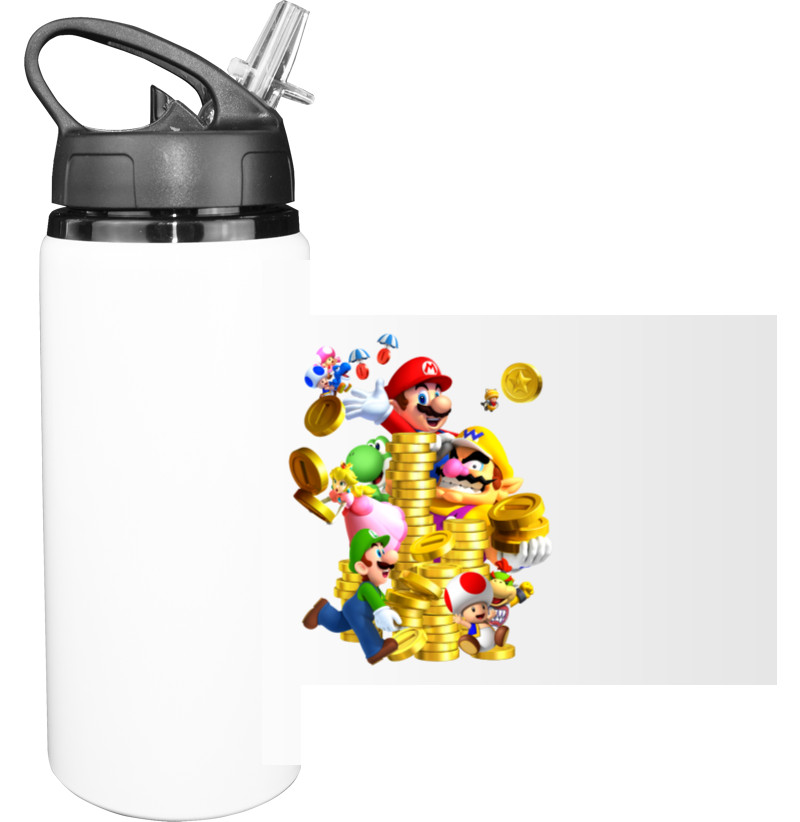 Sport Water Bottle - MARIO [2] - Mfest