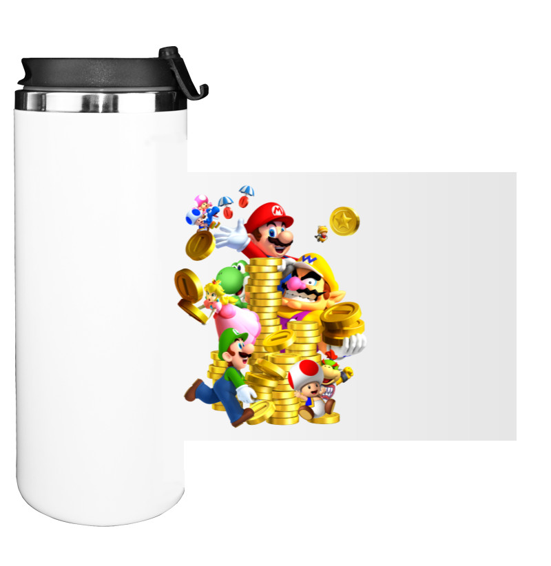 Water Bottle on Tumbler - MARIO [2] - Mfest