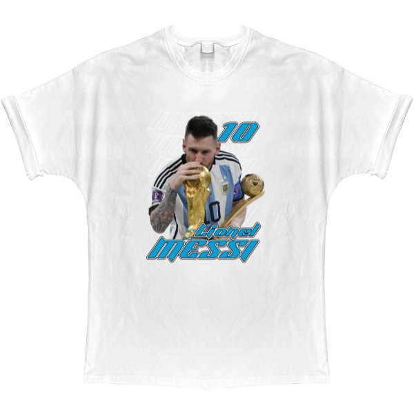 T-shirt Oversize - Lionel Messi 10 - Mfest