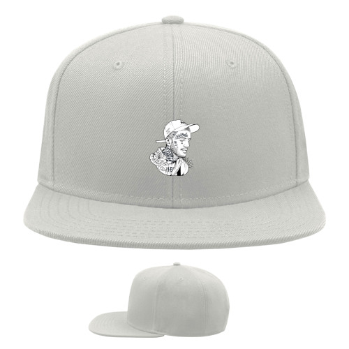 Snapback Baseball Cap - Lil Peep (Black&White) - Mfest