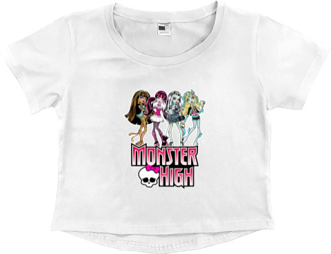 Women's Cropped Premium T-Shirt - Monster High (4) - Mfest