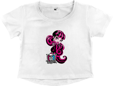 Women's Cropped Premium T-Shirt - Monster High (1) - Mfest