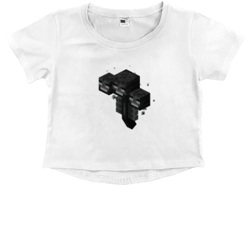 Kids' Premium Cropped T-Shirt - MINECRAFT[6] - Mfest