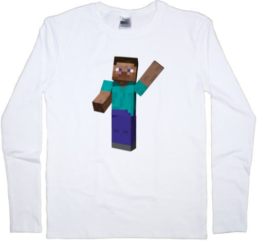 Men's Longsleeve Shirt - MINECRAFT[4] - Mfest