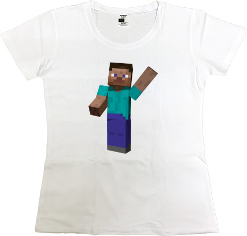 Women's Premium T-Shirt - MINECRAFT[4] - Mfest