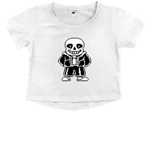 Kids' Premium Cropped T-Shirt - SANS 2 - Mfest