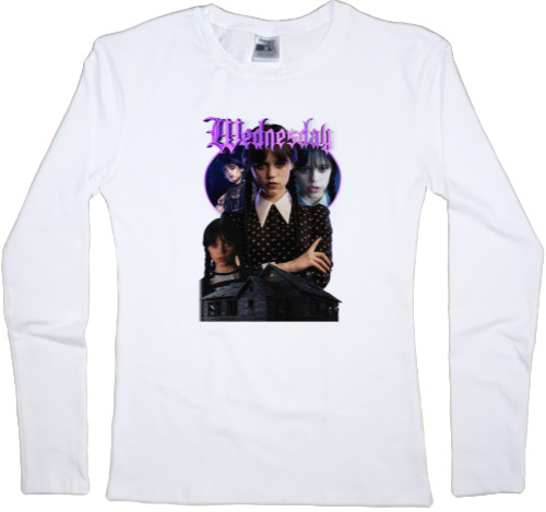 Women's Longsleeve Shirt - Wednesday 9 - Mfest