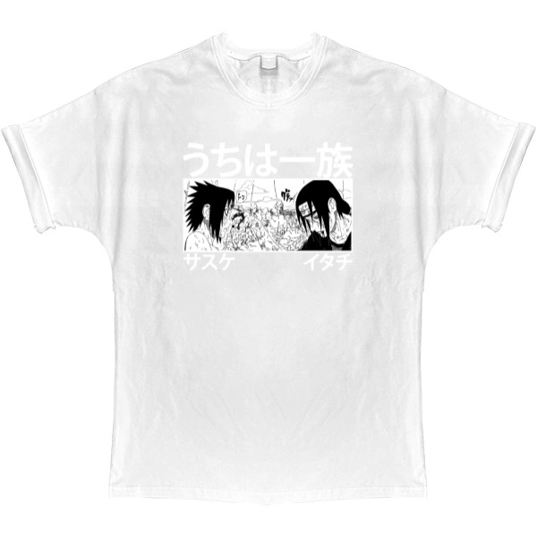 T-shirt Oversize - uchiha [3] - Mfest