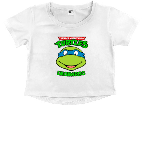 Kids' Premium Cropped T-Shirt - TMNT [4] - Mfest