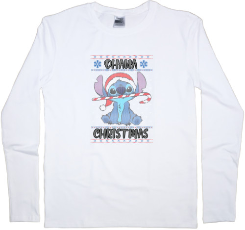 Kids' Longsleeve Shirt - Stitch Christmas - Mfest