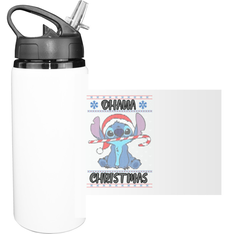 Sport Water Bottle - Stitch Christmas - Mfest